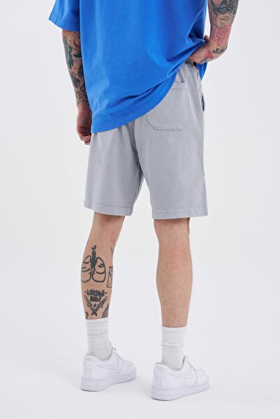 Machinist Чоловічі розкішні базові шорти Relaxed сірого кольору, що підлягають пранню