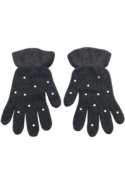 AXE SPORTSWEAR Winter Soft Knitwear Gloves Stone Gloves - Rhinestone Embroidered & Wool