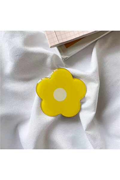 EDELFU Popsocket Yapışkanlı Çiçek Telefon Tutacağı Çiçek Şekilli Akrilik Epok...