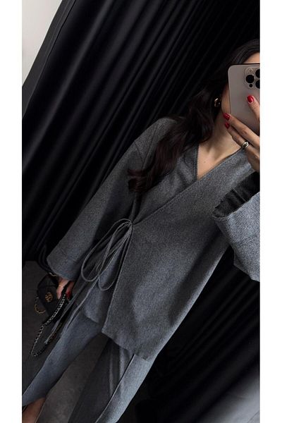 HAZELANNA مجموعة كاش أنثراسايت مربوطة