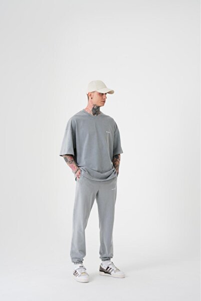 Machinist Мъжка памучна тениска с голям размер и принт „Призрак“, която може да се пере