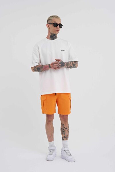 Machinist Ανδρικό σορτς Basic - Cargo Pocket, Πορτοκαλί, Relaxed Fit