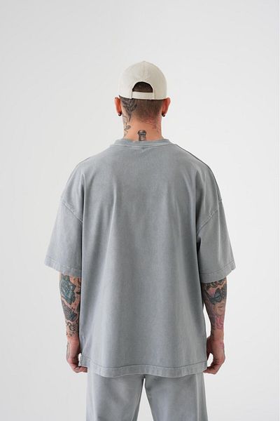 Machinist Men's Washed Cotton Oversize Ghost T-Shirt