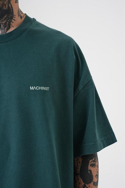 Machinist Washing Casual Oversize Oil Green
