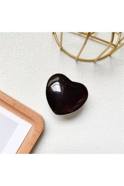 EDELFU Popsocket Yapışkanlı Kalp Telefon Tutacağı Kalp Şekilli Akrilik Epoksi Yüzey Parmak Tutucu