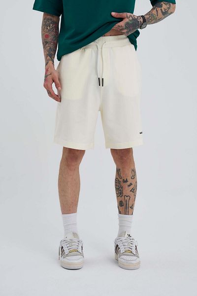 Machinist Unisex Relaxed Basic Σορτς Λευκό