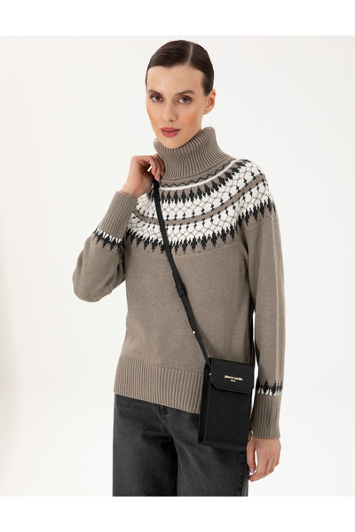 Pierre Cardin Μαύρη τσάντα χιαστί 50297357-VR046