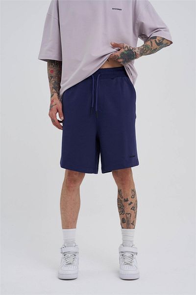 Machinist Ανδρικό σορτς με τσέπες Basic Oversize Navy Blue