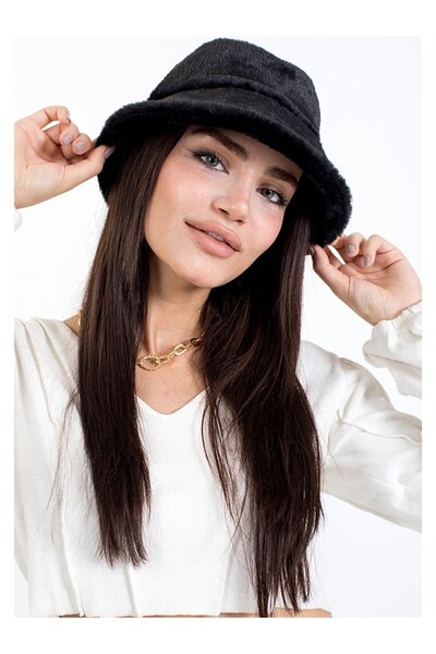 LadyColor KADIN PELUŞ BUCKET ŞAPKA