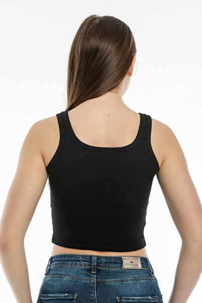 Superlife Γυναικείο Crop Knitted Athlete-Shirt Spr21y12
