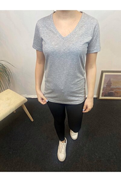 Superlife Γυναικείο μπλουζάκι με λαιμόκοψη σε σχήμα V SPR24tsk246