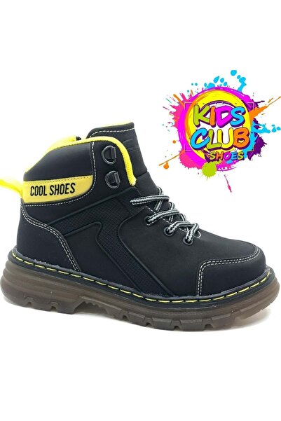 KOCAMANLAR Cool Cane Ortopedik Kaymaz Taban Unisex Çocuk Bot SİYAH