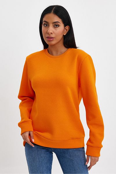 Superlife Superlife Women's Crew Neck - Comfortable Fit 3 Thread Fleece Sweatshirt