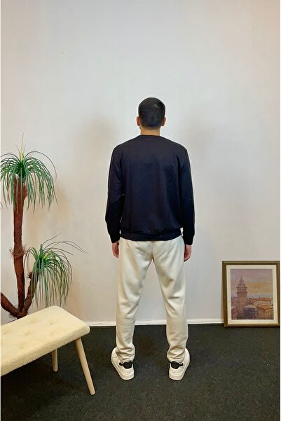 Superlife Ανδρικό παντελόνι φλις εσωτερικά με 3 κλωστές SPR24EA95