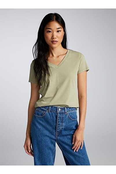 Superlife Tricou de damă cu decolteu în V SPR24TSK45