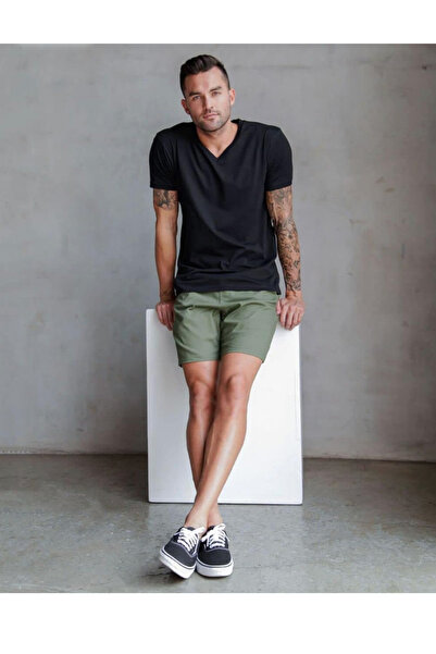 Superlife Men's V-Neck T-Shirt Spr24Ts40-2