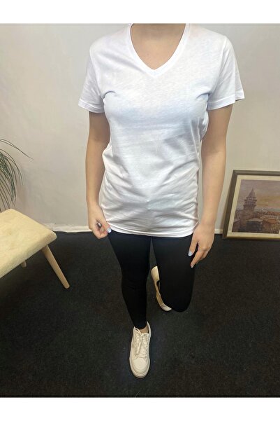 Superlife Γυναικείο μπλουζάκι με λαιμόκοψη σε σχήμα V SPR24tsk246