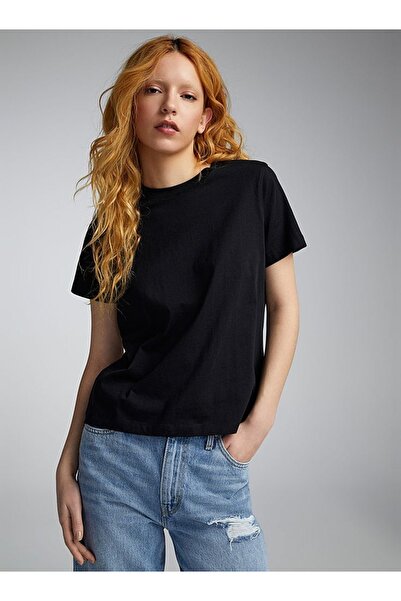 Superlife Tricou obișnuit pentru femei cu gâtul rotund SPR24TSK46-02