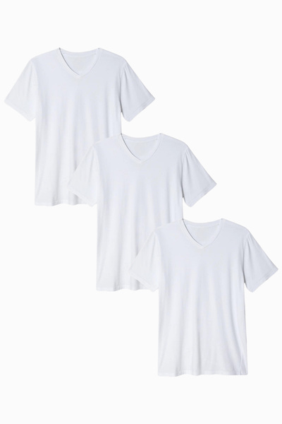 Superlife Men's V-Neck T-Shirt Spr24Ts40-3