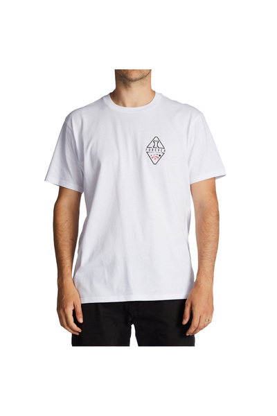 BİLLABONG Tricou alb pentru bărbați Ai Diamond ERKEK T-SHIRT ABYZT01761
