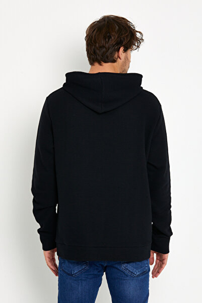 Superlife Ανδρικό φούτερ με κουκούλα Superlife Regular Fit Slim SPR 20K55