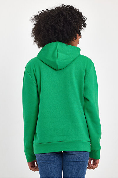 Superlife Γυναικεία φούτερ με κουκούλα άνετη εφαρμογή Fleece 3 κλωστών spr24swk55