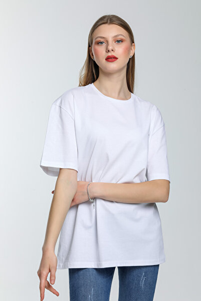 Superlife Women's Crew Neck Regular Fit Air Printed T-Shirt Spr21yk23