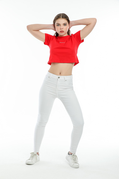 Superlife Γυναικείο μπλουζάκι με λαιμόκοψη και Brookyn Superlife