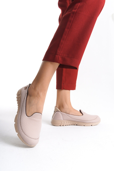 Broow Comfortable Women's Shoes - Cream, Casual Ballerinas