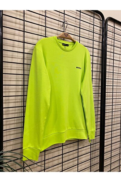 Superlife Ανδρικό φούτερ με μακρυμάνικη λαιμόκοψη, λεπτή εφαρμογή Spr2019k18