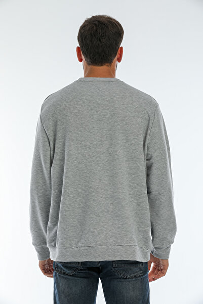 Superlife Superlife Ανδρικό φούτερ με λαιμόκοψη με κανονική εφαρμογή Brooklyn με στάμπα