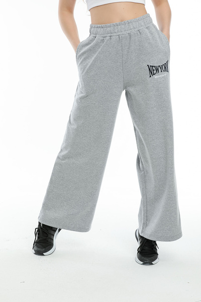 Superlife Γυναικεία φούτερ με φαρδιά πόδια Spr21y60