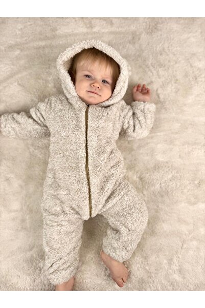 Minizade Welsoft Plush Unisex Winter Baby and Kids Jumpsuit - Zippered Sleeping Bag