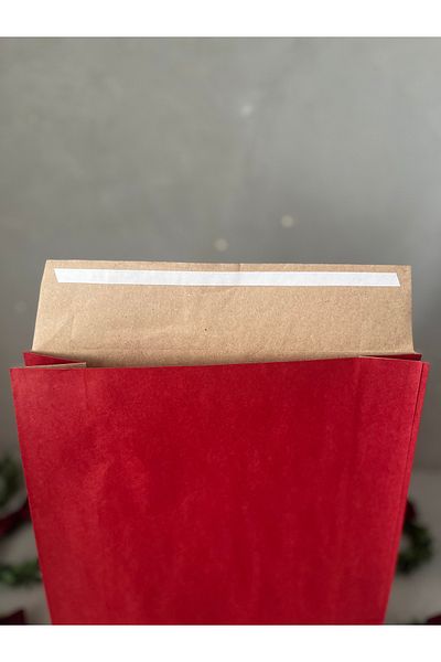 Meyofficial Red Kraft Gift Package 36*25*8 cm 5 Pcs