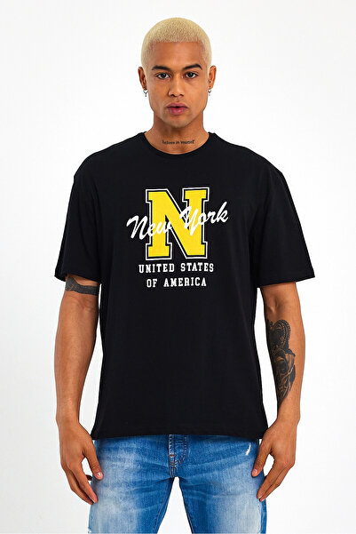 Superlife Men's Crew Neck Regular Fit N Printed T-Shirt Spr22ts113