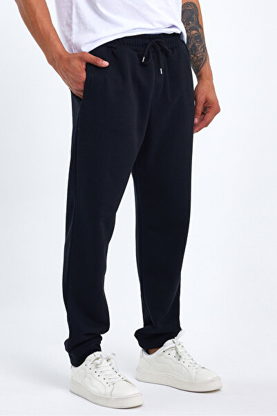 Superlife Ανδρικό παντελόνι με κανονική/κανονική εφαρμογή από καουτσούκ με λεπτή στάμπα Brooklyn City 24EA203