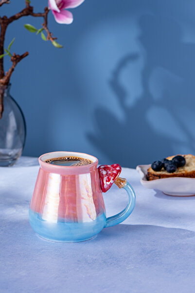 İSTANBUL PORSELEN Pink Istanbul Porcelain Tropical Mug 400 ml