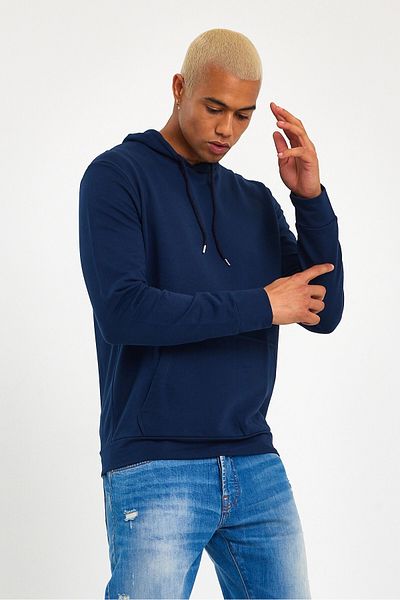 Superlife Ανδρικό φούτερ με κουκούλα Superlife Regular Fit Thin Spr 20k55