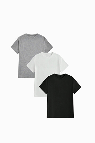 Superlife Ανδρικό μπλουζάκι με λαιμόκοψη SPR24TS30-03