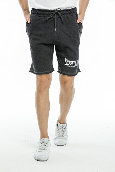 Superlife Ανδρικό κεντημένο σορτς Spr21y58