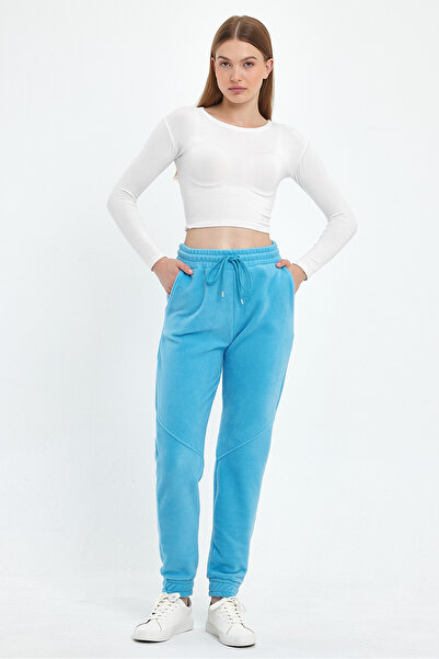 Superlife Γυναικεία φόρμα φόρμας Softtech Polar Sweat με άνετη εφαρμογή στο κάτω μέρος SPR24EA97