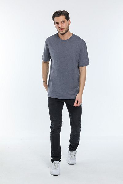 Superlife Ανδρικό T-Shirt με λαιμόκοψη υπερμεγέθης Spr21y30