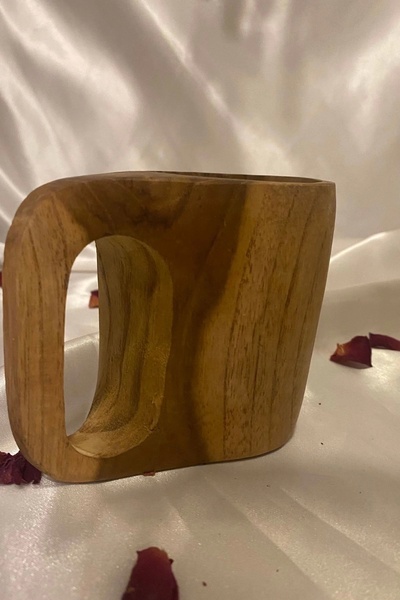 RaHan Wooden Color Kuksa Wooden Cup Mug