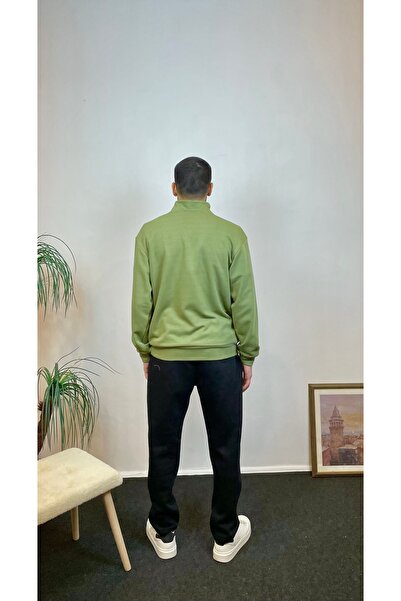 Superlife Men's 3-Thread Half-Zip Kangaroo Pocket Sweatshirt Spr24Sw22