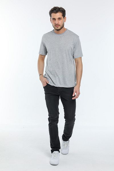 Superlife Ανδρικό T-Shirt με λαιμόκοψη υπερμεγέθης Spr21y30