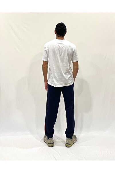 Superlife Ανδρικό παντελόνι φούτερ με 3 κλωστές γαρνιρισμένο με φλις μέσα Spr24ea74