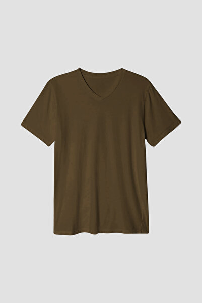 Superlife Ανδρικό μπλουζάκι με λαιμόκοψη σε σχήμα V SPR24TS40