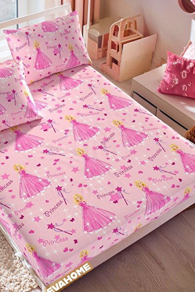 Lorien Princess mintás Ranforce szövet egyszemélyes, rugalmas lepedőkészlet (1 PÁRNA TOK)