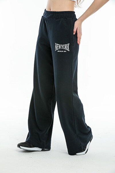 Superlife Γυναικεία φούτερ με φαρδιά πόδια Spr21y60