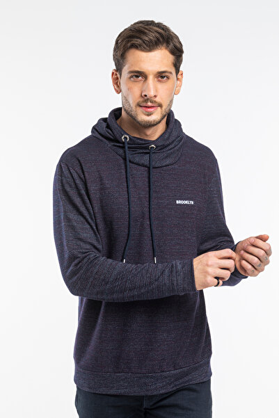 Superlife Суперлайф Чоловічий светр з коміром-шалфом, прямий крій, тонкий SPR 20K43